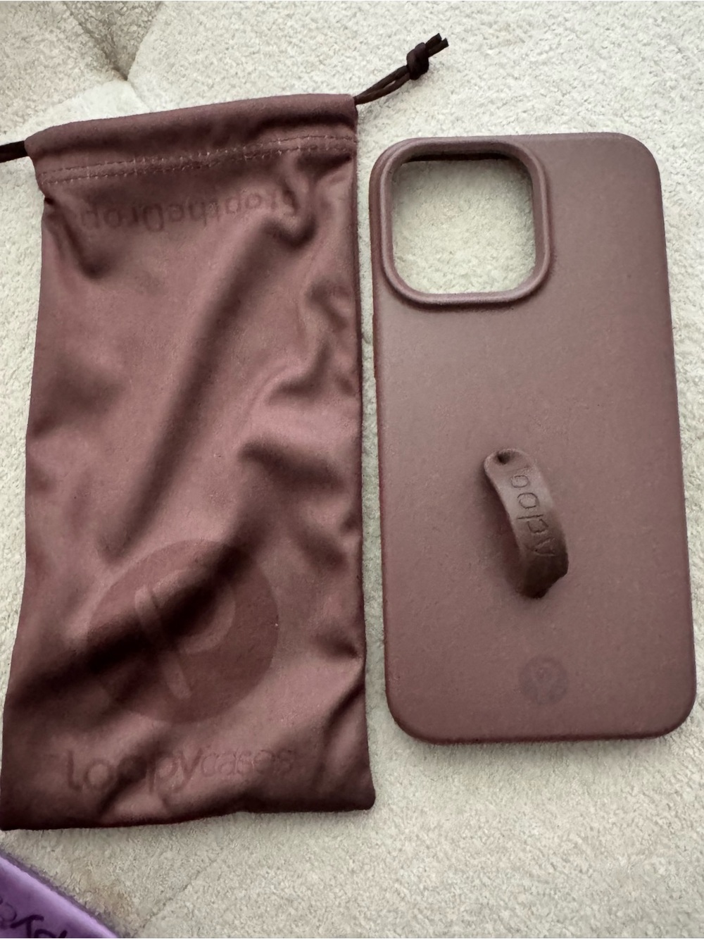 Loopy Case Brown iPhone 15 pro max